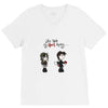 you stole my heart 3 V-Neck Tee