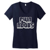 pwn noobs Women's V-Neck T-Shirt