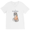 the big meowski V-Neck Tee