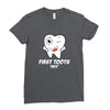 First Tooth Date Ladies Fitted T-Shirt
