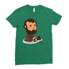 abraham play the game Ladies Fitted T-Shirt