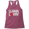 llama lovin' lover Racerback Tank