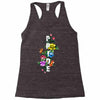 Pride Floral LGBT Colors Racerback Tank