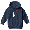 banksy style Youth Hoodie
