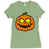 crazy pumpkin Ladies Fitted T-Shirt