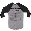 September Girl Facts Virgo 3/4 Sleeve Shirt