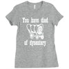 you have died of dysentery Ladies Fitted T-Shirt