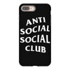 anti social social club White logo iPhone 8 Plus