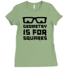 geometry is for squares Ladies Fitted T-Shirt