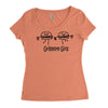 grillmore girls Women's Triblend Scoop T-shirt