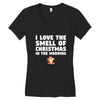 smell of christmas in the morning Women's V-Neck T-Shirt