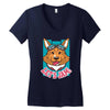 let's jam Women's V-Neck T-Shirt