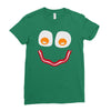 bacon and eggs Ladies Fitted T-Shirt