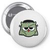monster owls   frankenstein Pin-back button