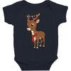 christmas deer Baby Bodysuit