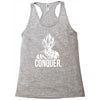 conquer   super saiyan goku Racerback Tank