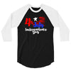 happy independence day the united states 3/4 Sleeve Shirt
