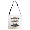 Super Cool Daughter Of A Freaking Awesome Dad Adjustable Strap Totes