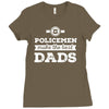 police dads best Ladies Fitted T-Shirt