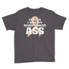 Careful I Already Kicked Cancer Ass Youth Tee