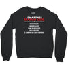 Smartass March Girl Crewneck Sweatshirt
