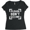 Please Don't Tag Me Women's Triblend Scoop T-shirt