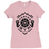 pewter gym Ladies Fitted T-Shirt