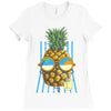 pineapple sunbathe Ladies Fitted T-Shirt