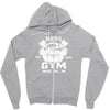 sloth's gym Zipper Hoodie