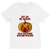 Let Go Afraid (f141) V-Neck Tee