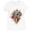 builder's downfall Ladies Fitted T-Shirt