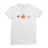 spooky kitties Ladies Fitted T-Shirt