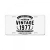 Genuine Premium Vintage 1977 Classic Perfectly Aged Limited Edition License Plate