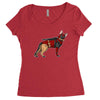 dead shepherd Women's Triblend Scoop T-shirt