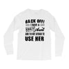 Back Off Crazy Aunt Afraid To Use Her Long Sleeve Shirts