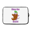 obey the beard Laptop sleeve