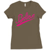 believe hand lettering printed t shirt Ladies Fitted T-Shirt