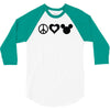 peace 3/4 Sleeve Shirt