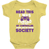 gamer pc controller game funny slogan Baby Bodysuit
