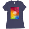 letter a  initial Ladies Fitted T-Shirt