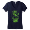 snake crest Women's V-Neck T-Shirt