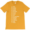 beard length chart funny professor grandpa mustache humor T-Shirt