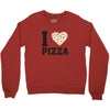 i Love Pizza Crewneck Sweatshirt