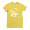 girls fish too only prettier Ladies Fitted T-Shirt