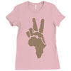 peace to africa Ladies Fitted T-Shirt