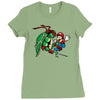 raphael meets mario Ladies Fitted T-Shirt