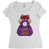 happy birthday monster Women's Triblend Scoop T-shirt