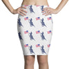 Patriotic T-Rex Pencil Skirts