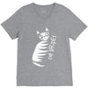 cat stripes V-Neck Tee