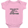 teacher adventure Baby Onesie
